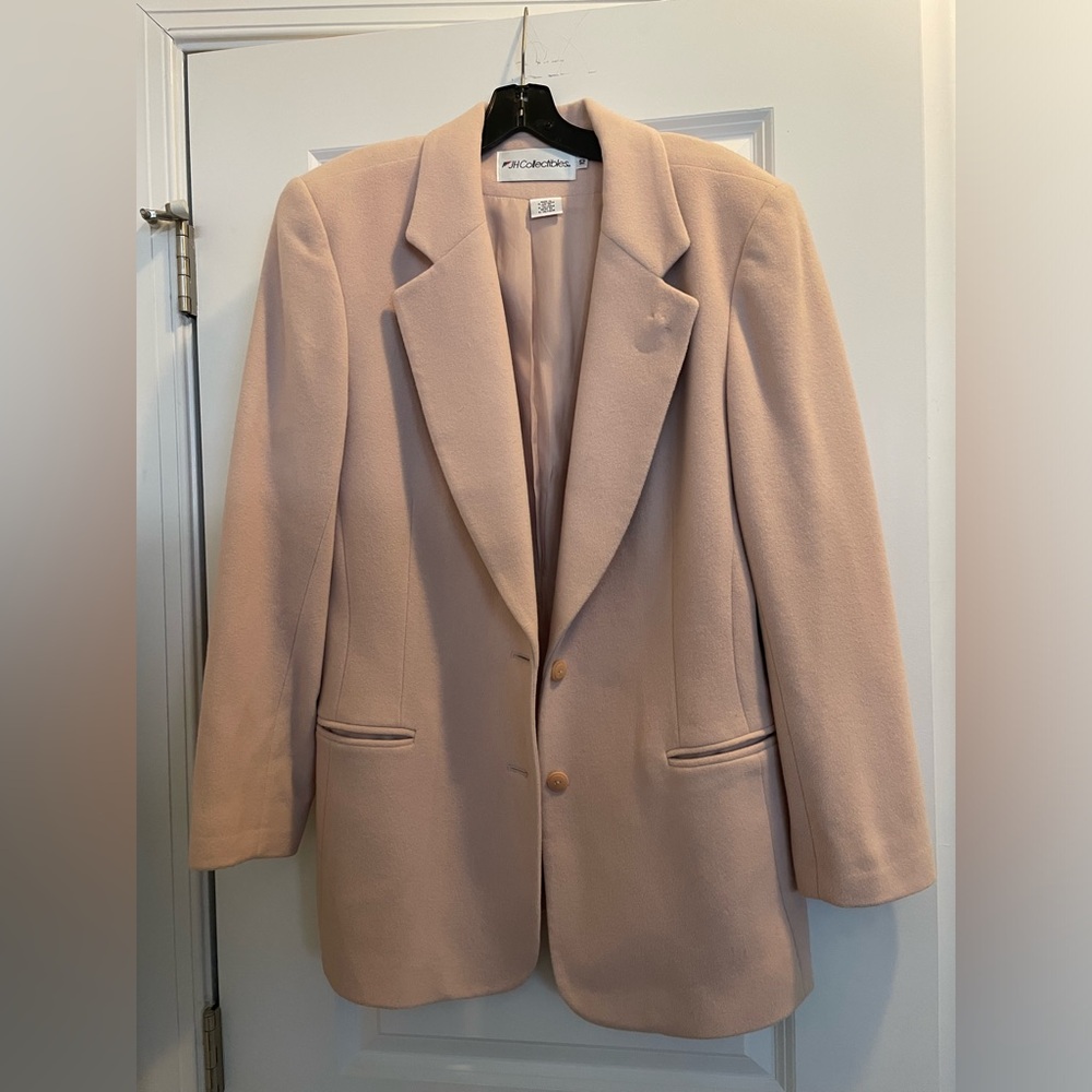 Light Pink JH Collectibles Size 10 Wool Blend Jacket